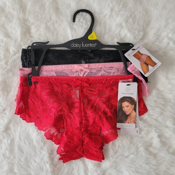 Daisy Fuentes Other - DAISY FUENTES BRAND NEW 3-PACK LACE BOYSHORT SIZE S